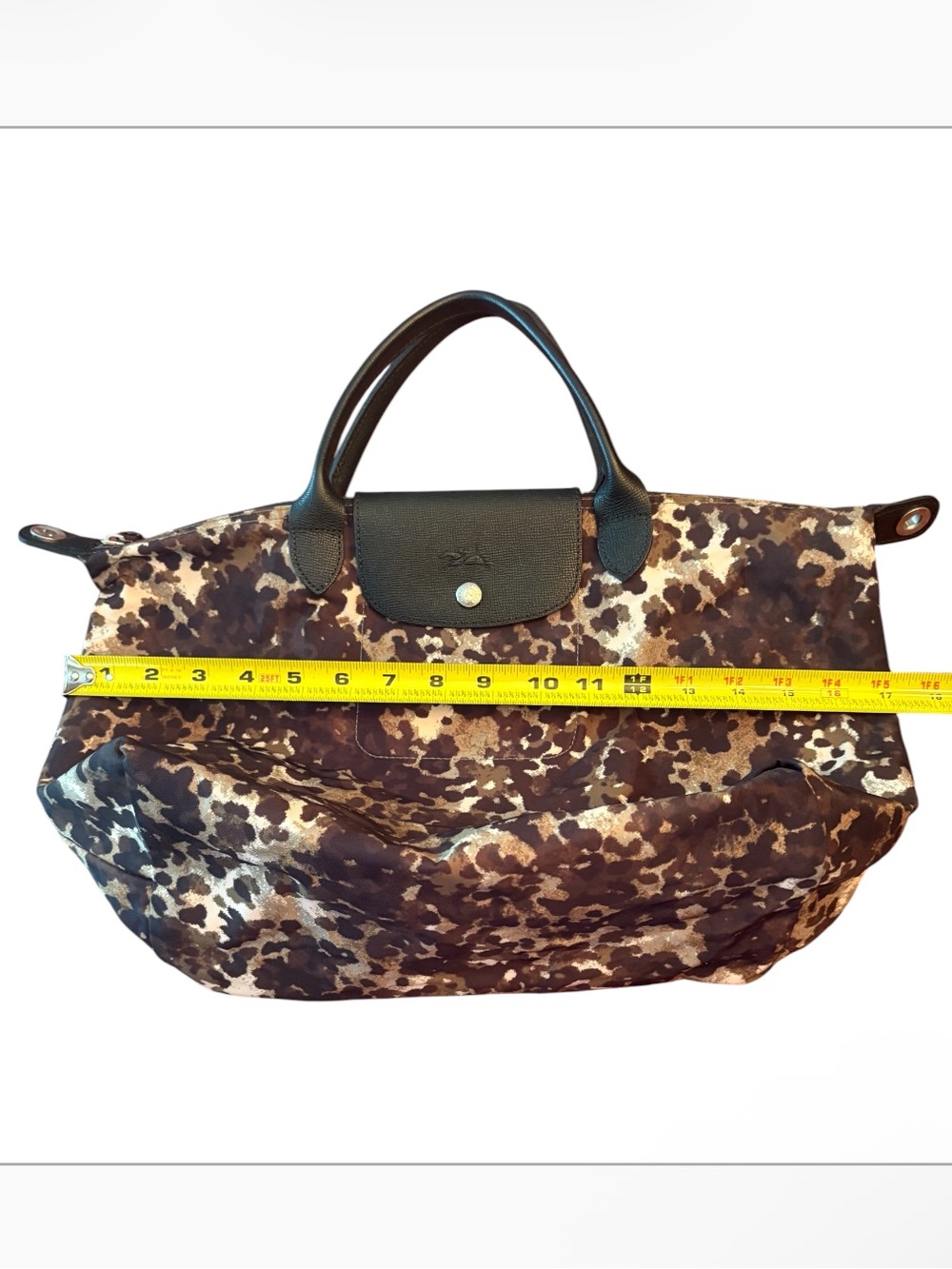 Longchamp Camo Nylon Medium Le Pliage Tote - Picture 8 of 13
